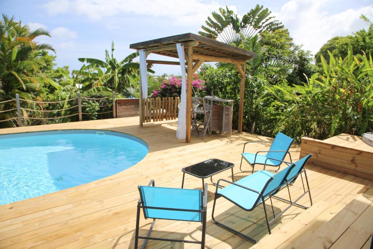 L Orchidee Bleue, Bas De Villa, Vue Mer, Piscine Privee Sainte-Anne  Exterior foto